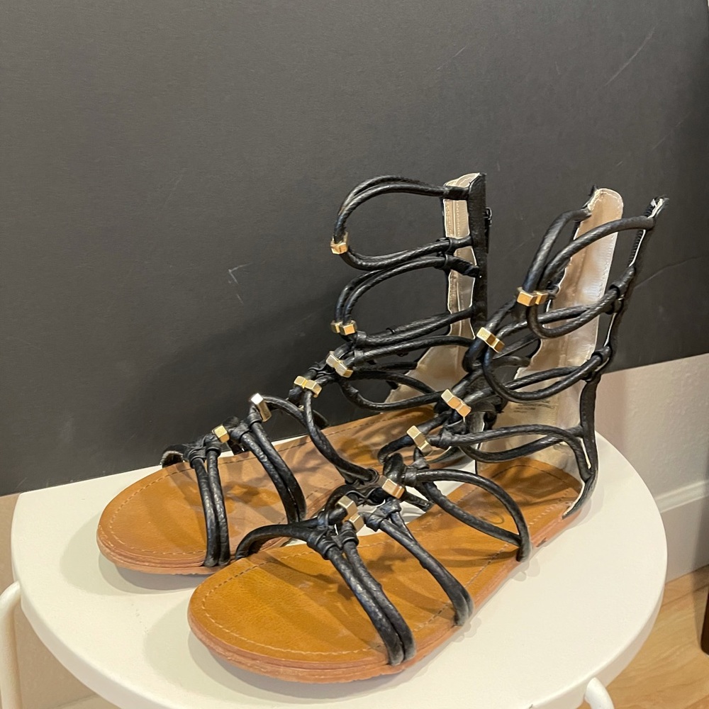 Girls gladiator sandals